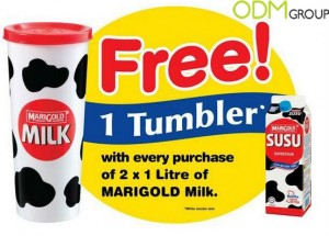 Marigold Milk Promotional Tumbler 300x215 Marigold Milk Promotional Tumbler
