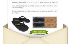 custom flip flop
