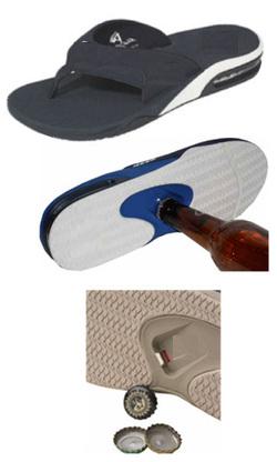 beer bottle opener flip flops