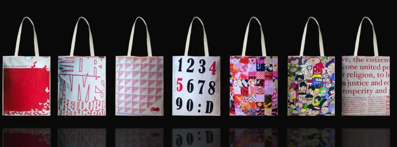 Custom Gift Bags - Singapore National Day