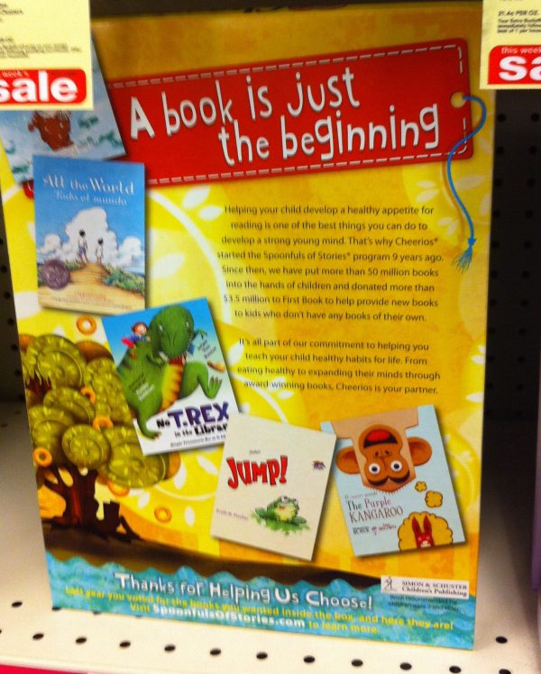 Cheerios Children Book In-Pack Promotion