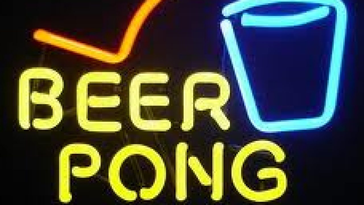 Branded beer pong set- Get Bombed promotional product