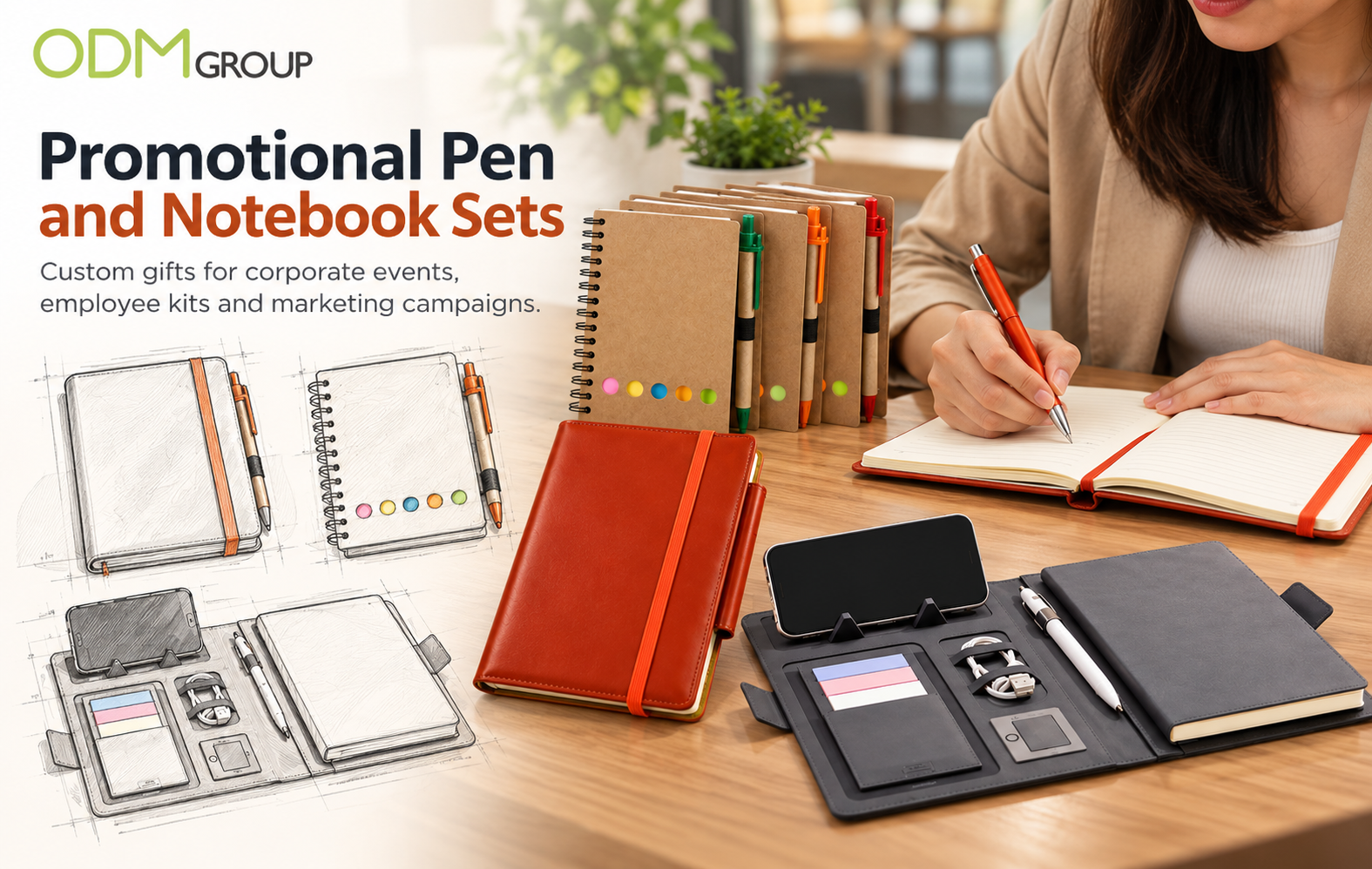 Promotional Pens and Notebook Sets