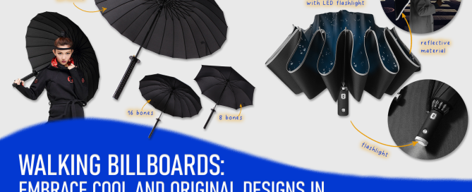 Promotional Umbrellas with Cool and Original Designs
