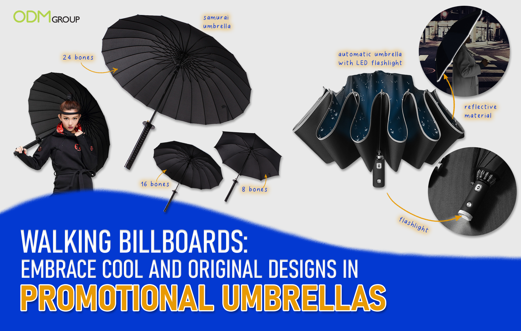 Promotional Umbrellas with Cool and Original Designs