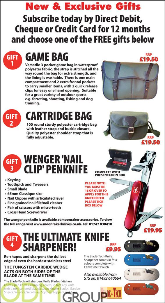 Promotional products - Countryman's subscription offer