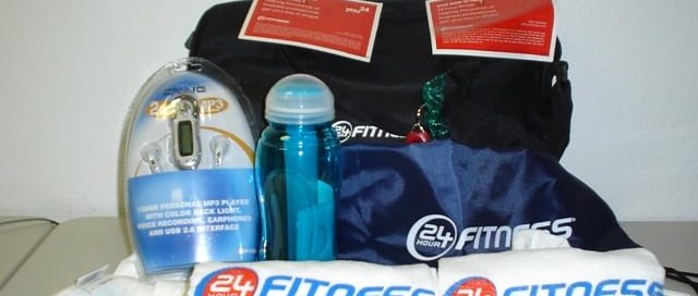 Promotional Merchandise With Sign Up: 24 Hour Fitness