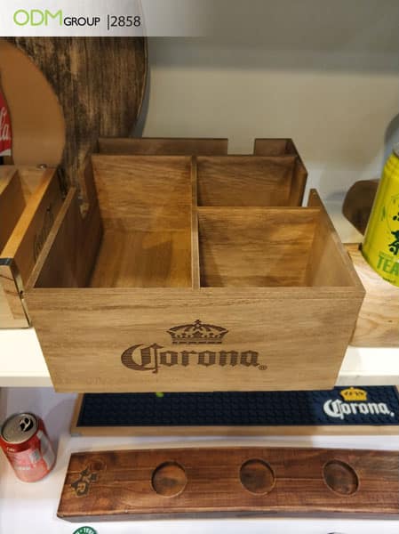 Wood Caddy for Beverage Companies