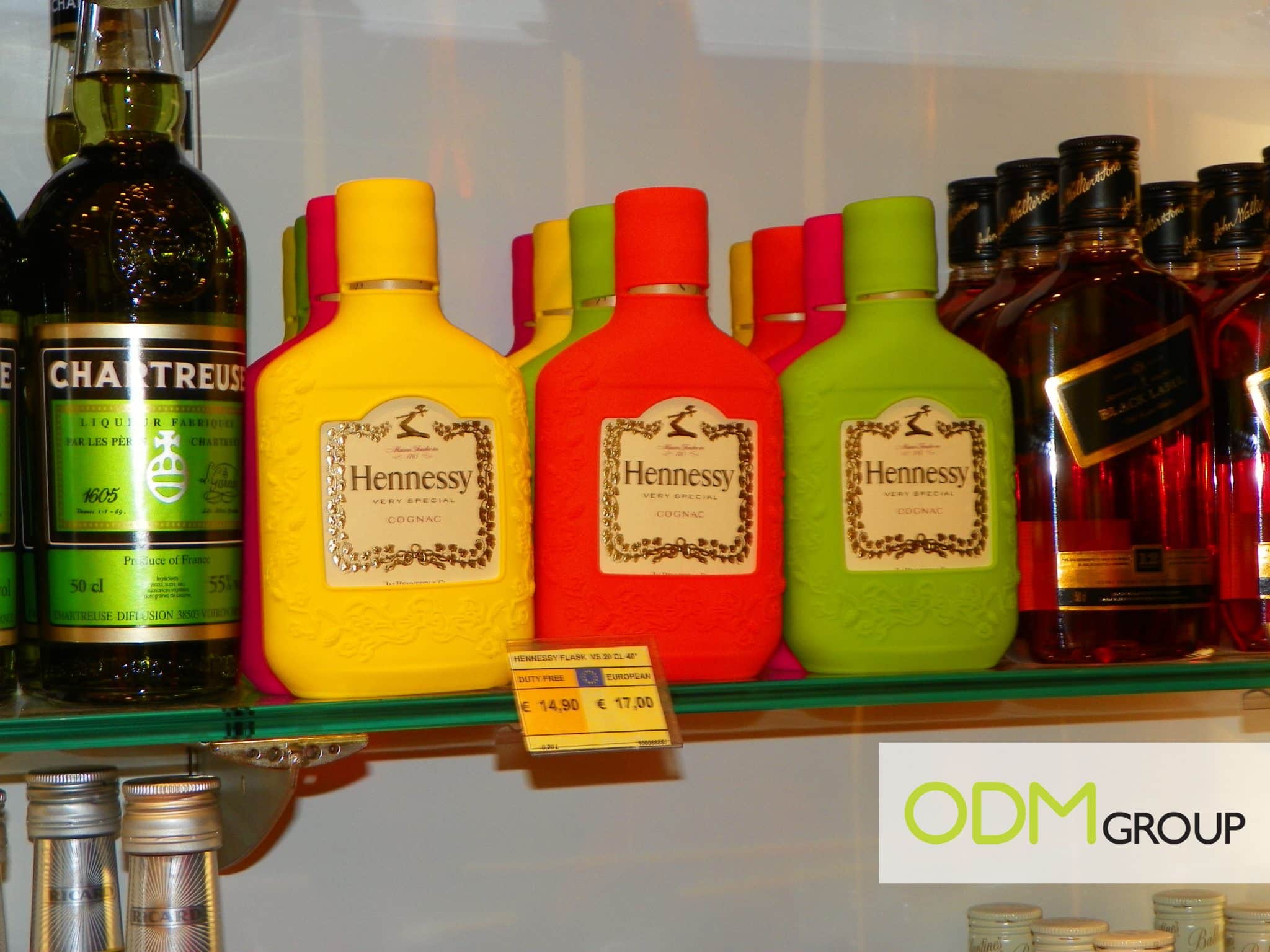 Customizing packaging at Hennessy's first European travel-retail store
