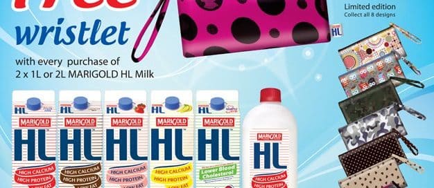 Milk promos by MARIGOLD HL Milk used as GWP