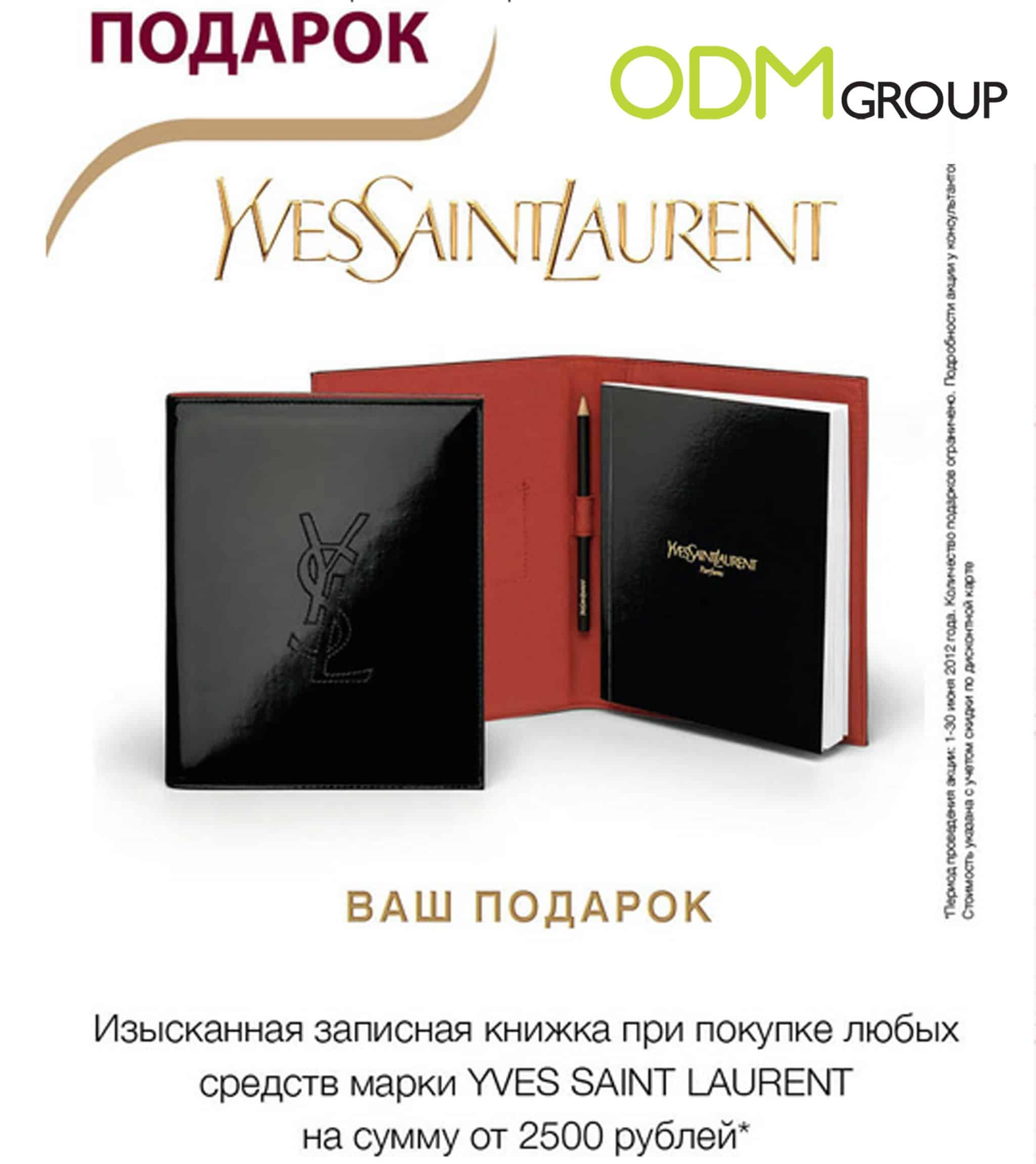 Yves saint laurent luxury notebook Clearance