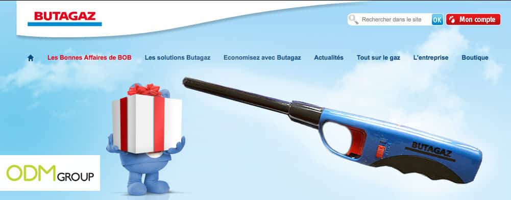 Promotional Product France - Butagaz Welcoming Lighter