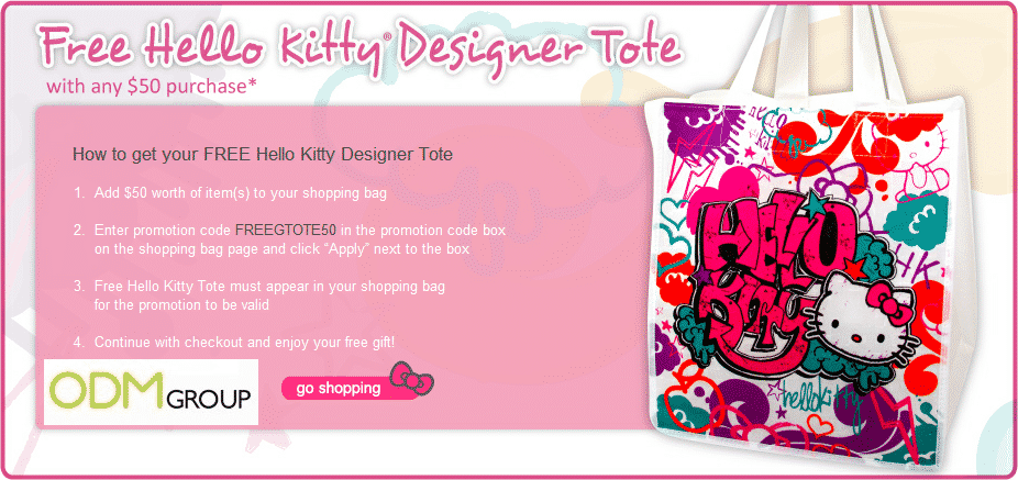 Sanrio GWP - Hello Kitty Designer Tote Bag