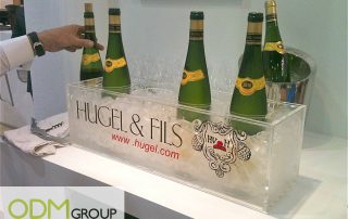 VinExpo 2012 - Hugel & Fils POS Transparent Bottle Glorifier