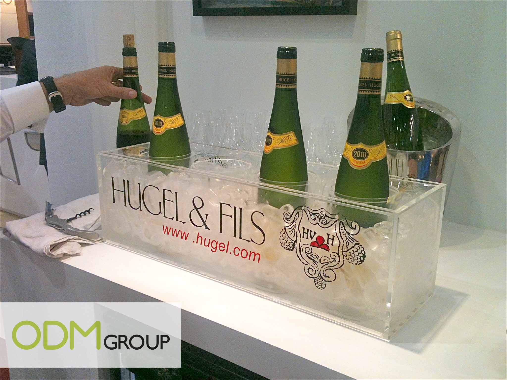 VinExpo 2012 - Hugel & Fils POS Transparent Bottle Glorifier
