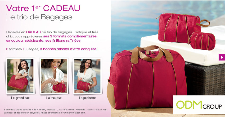 Promotional Product France - Bags set by Pierre Ricaud