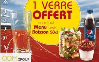 GWP France - Free Pepsi Glasses by La Brioche Dorée