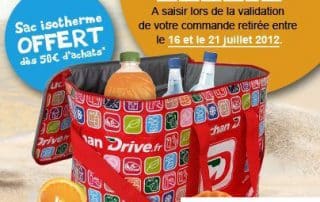 Incentive Product France - Isotherm bag by Auchan Drive