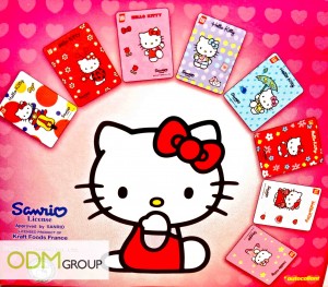 LU Hello Kitty Biscuit Kraft Food - Collectible Stickers