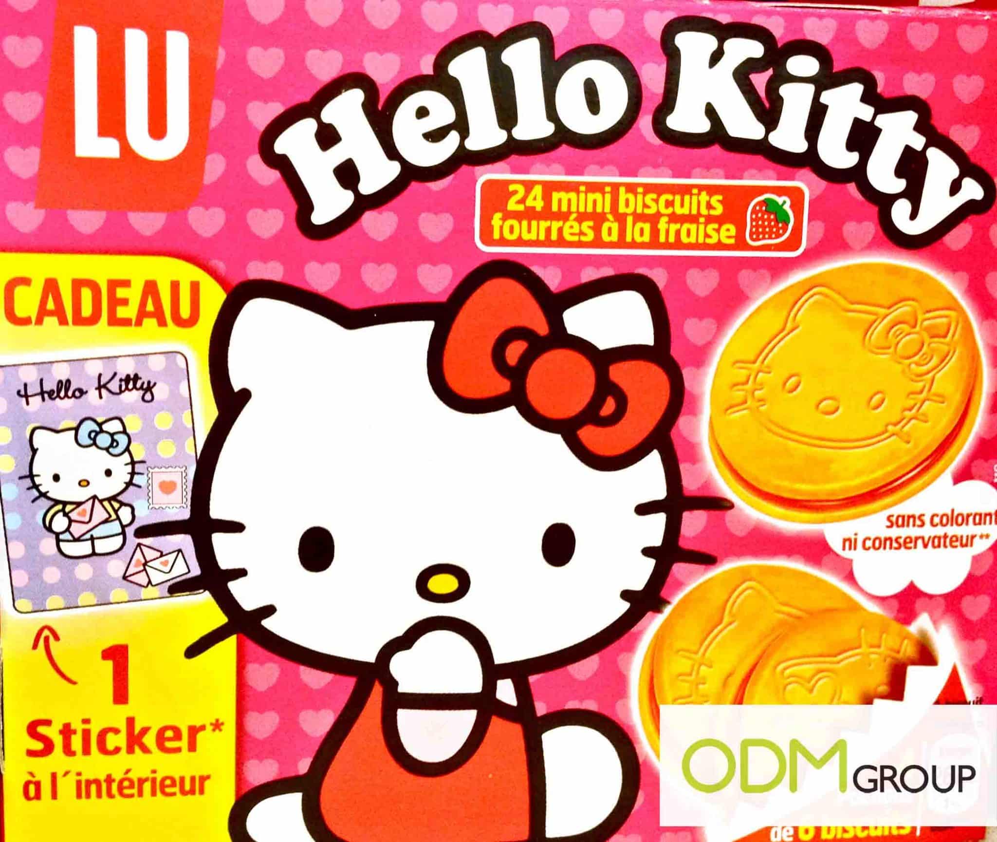 Hi Kitty Circle Sticker