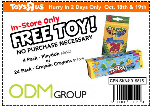 Toys R Us Free Toy Promotion
