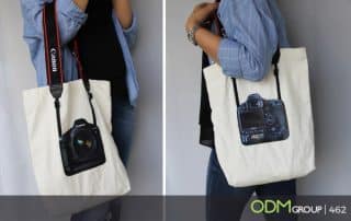 Camera Tote Bag - A unique and stylish promotional idea