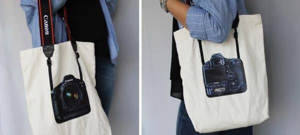 Camera Tote Bag - A unique and stylish promotional idea