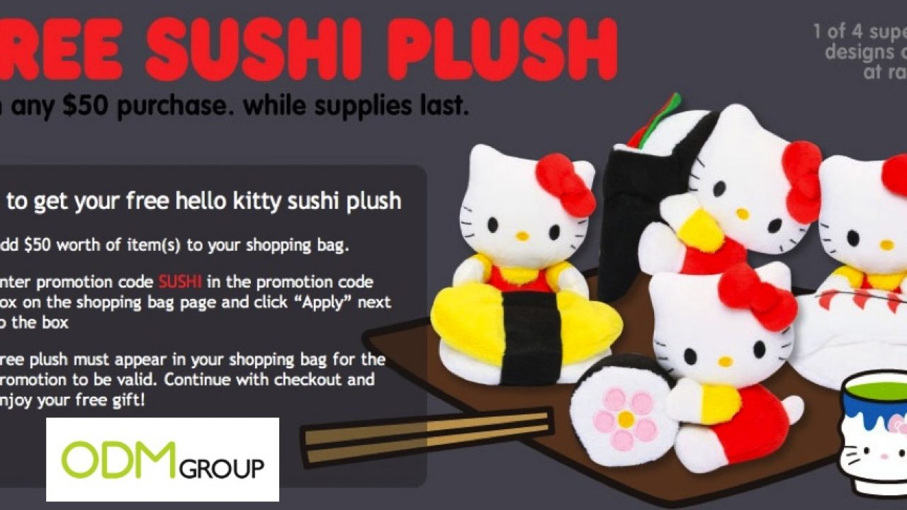 hello kitty sushi plush