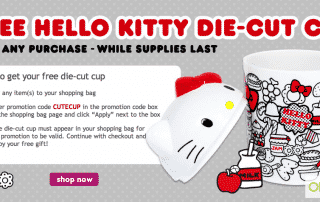 Hello Kitty Cup - GWP Promotion by Sanrio