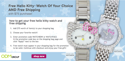 Promo Gift by Sanrio - GWP Hello Kitty Watch