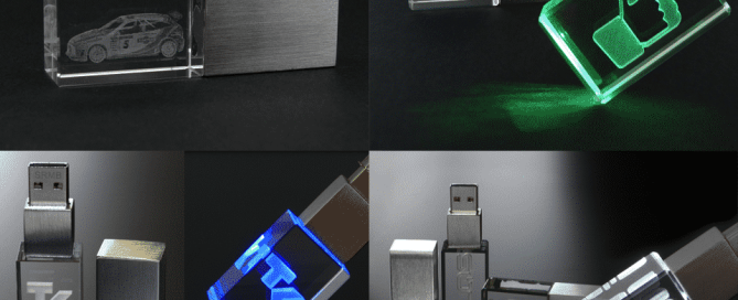 Promotional Idea - Laser Engraved Crystal USB Drive