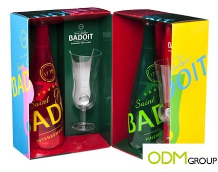 Marketing Ideas - GWP Glasses from Badoit (Christmas Edition)