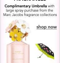 Marc Jacobs Fragrance Umbrella Gift with Purchase