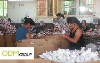 Factory Workers - Painting the Moo Poppers