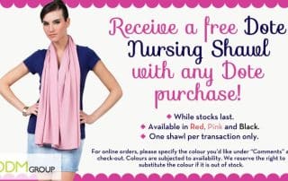 Maternity Exchange: Dote Nursing offering custom promo shawls