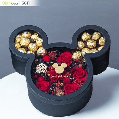 International Women's Day Mickey Flower Gift Box