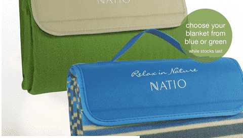 Marketing Products by Natio-Outdoor blanket