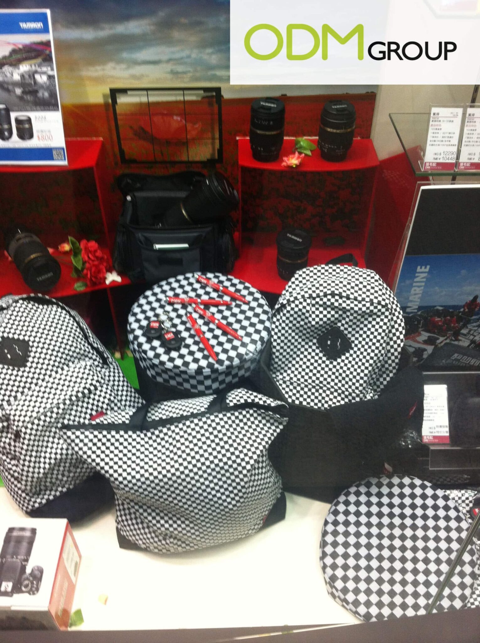 Promotional Gift by Nikon: Pixilated Camera Bags