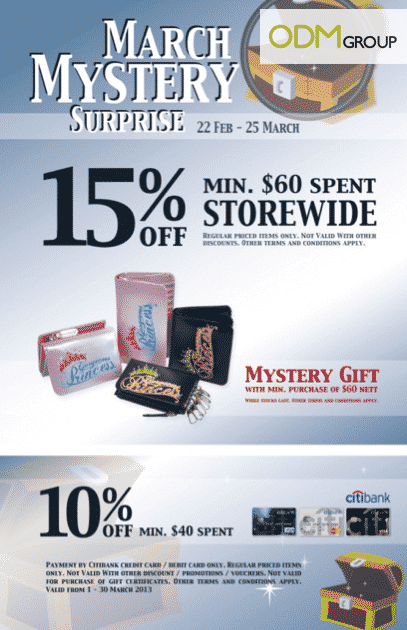 Promotional Gift by The Wallet Shop - March Mystery Surprise