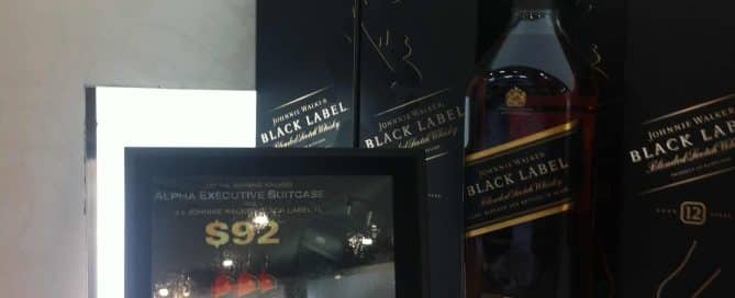 Gift with purchase by Johnnie Walker Black Label- Alpha executive suitcase