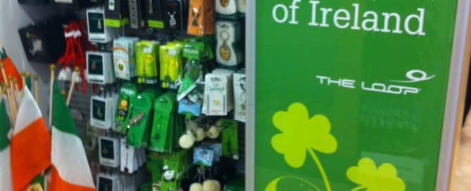 Point of Sales – Ireland Souvenirs at Duty Free Shop