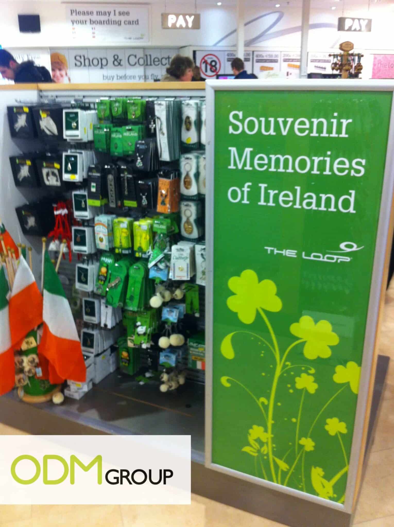 Point of Sales – Ireland Souvenirs at Duty Free Shop