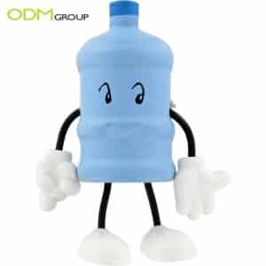 Marketing Gift: Water Bottle Figure Stress Balls