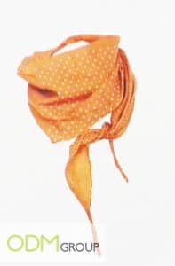 Orange scarf - Promotional gift