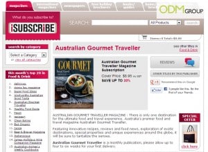 Australian Gourmet Traveller Magazine offers Gift with Subscription 