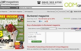 Branded Gift with Subscriptions by Bunkered Magazine