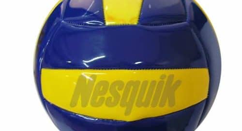 Promotional Product for beach lovers: Branded Volleyball by Nesquik