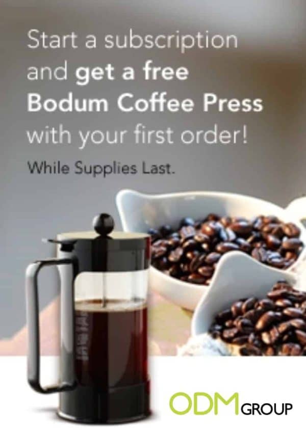 Branded Gift with Subscription to Boost Sales by Starbucks