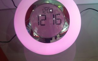 LED clock with radio - On pack promotion