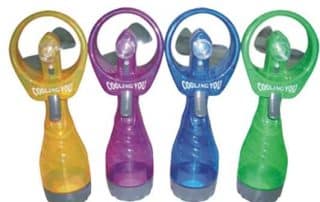 Mini Water spray fan with ice as a promo gift 5264